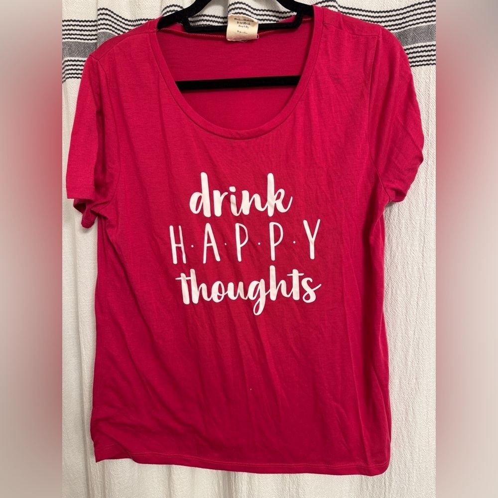 Women's Pink Graphic Tee